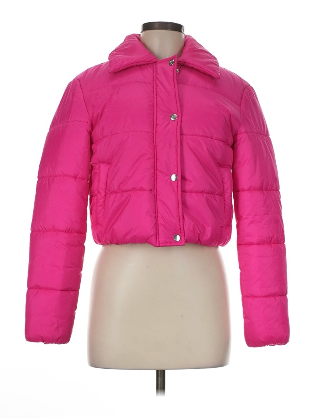 Barlll Hot Pink Puffer Jacket - Lightweight Coat